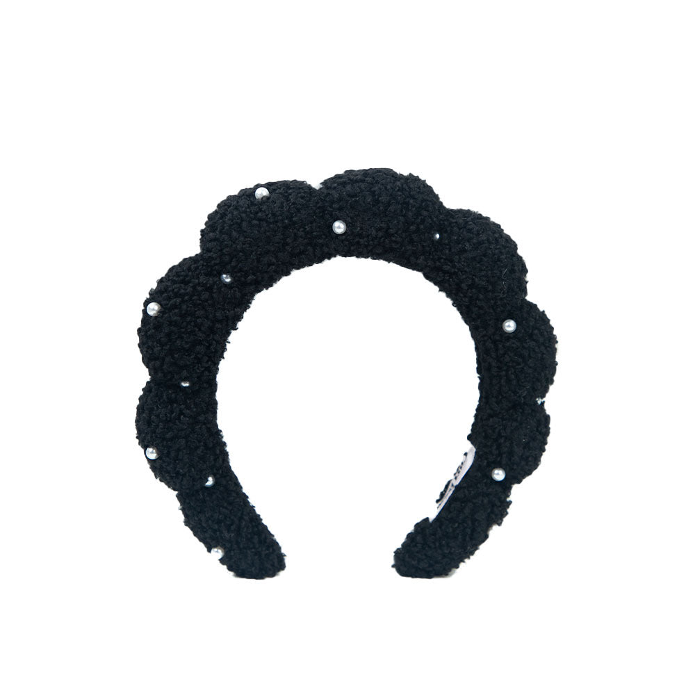 Teddy Pearl Cloud Headband | Luxury Skincare Headband