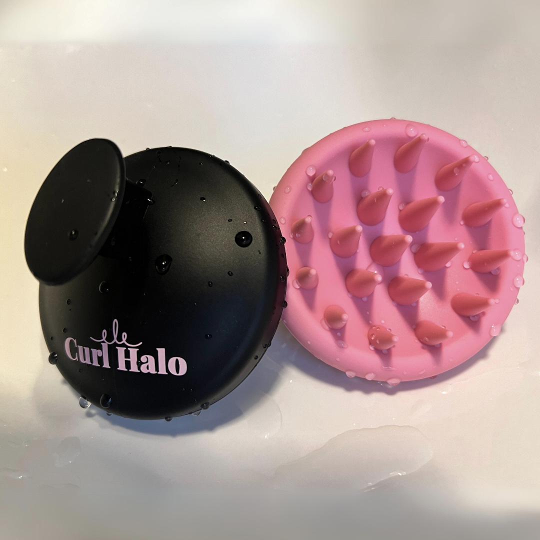 Curl Halo | Flexi Scalp Brush | For Gentle Exfoliation and Hair Growth