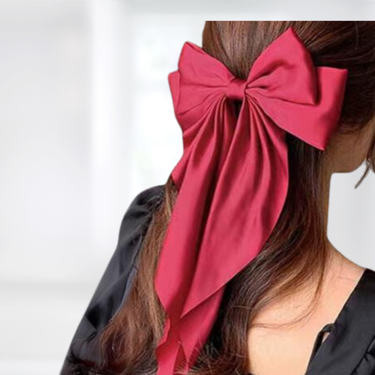 Extra AF Oversized Satin Hair Bow