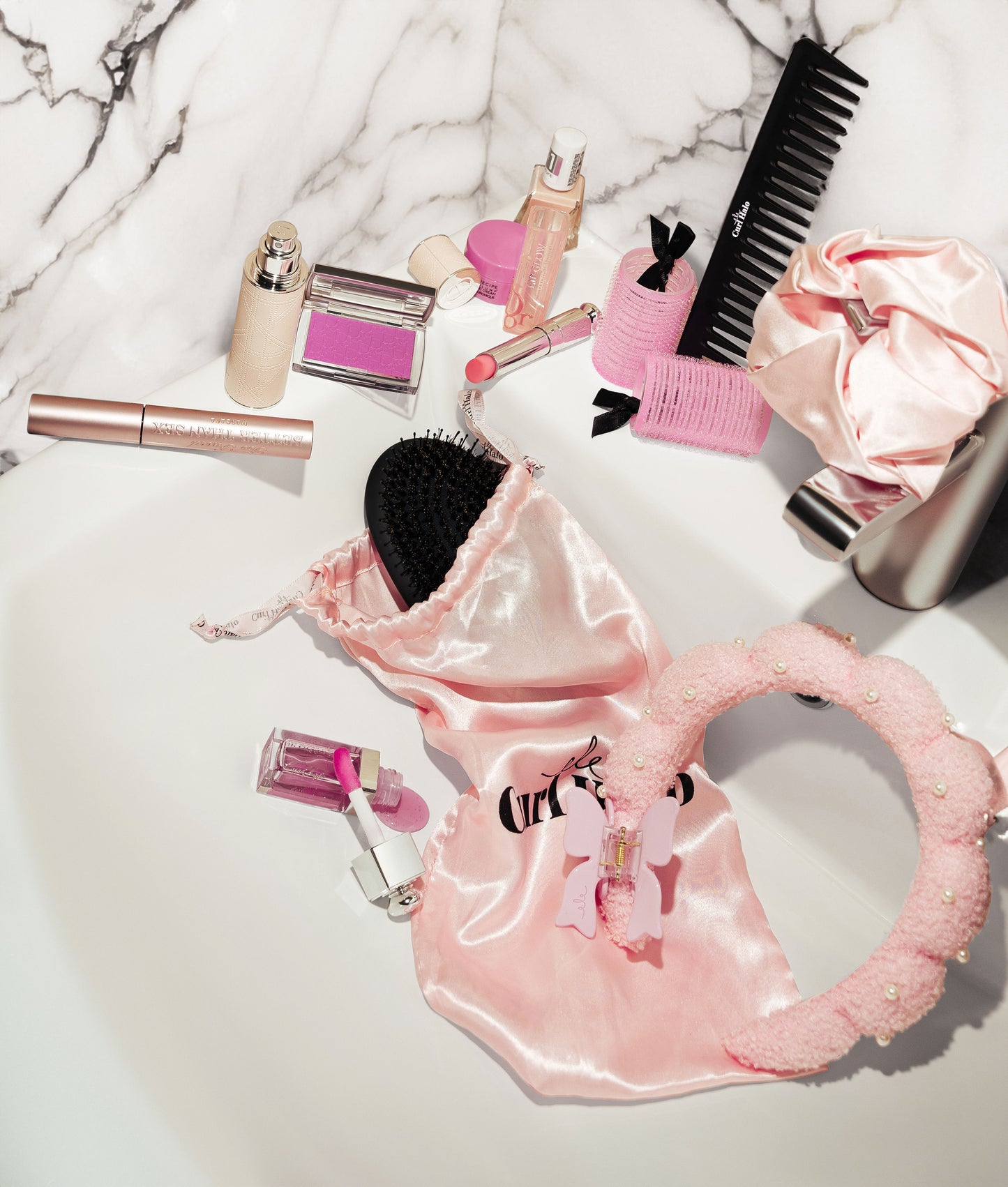 Ballet Core Bow Claw Clip | Hair Ribbon Bow Claw Clip