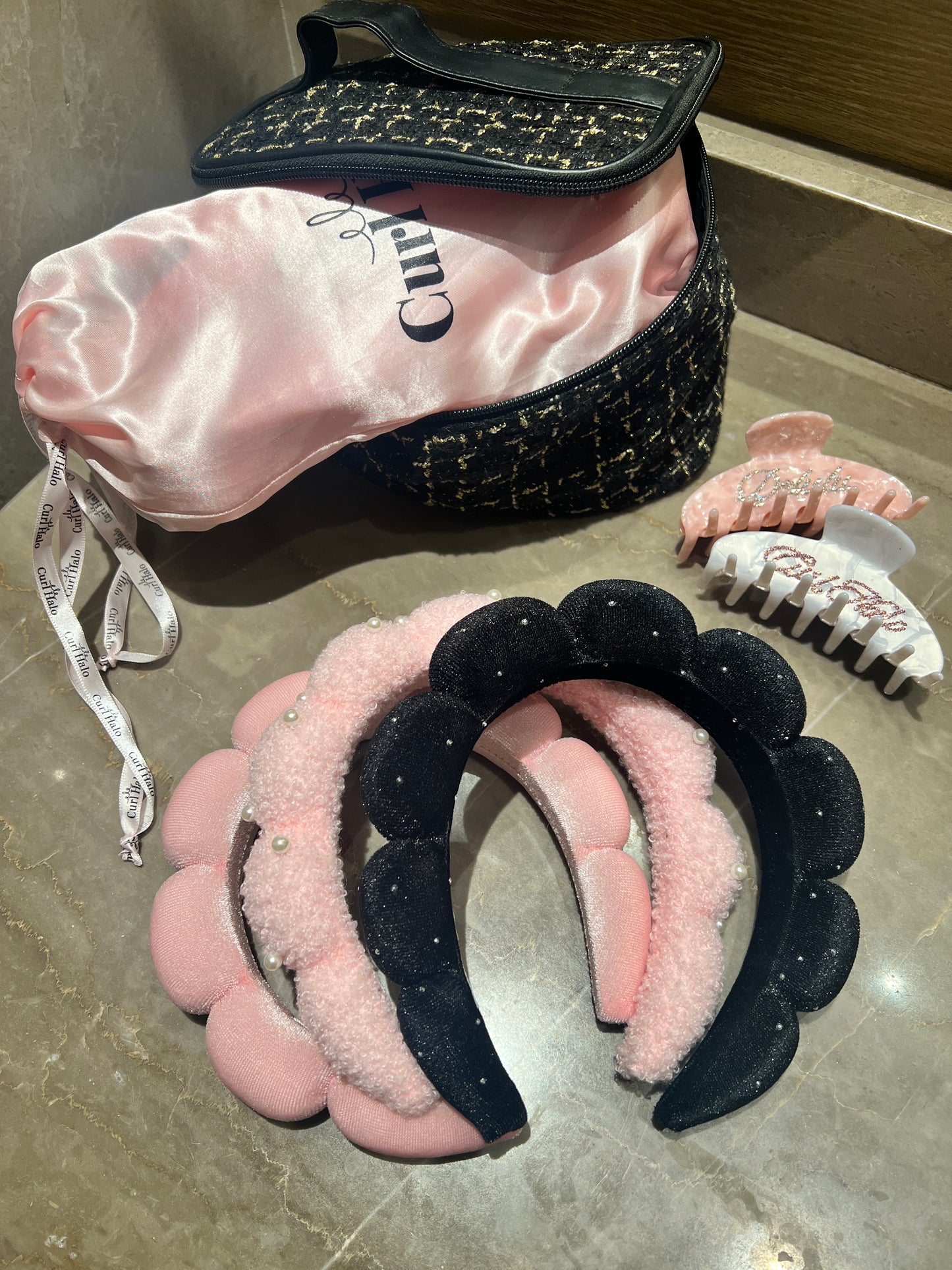 Teddy Pearl Cloud Headband | Luxury Skincare Headband