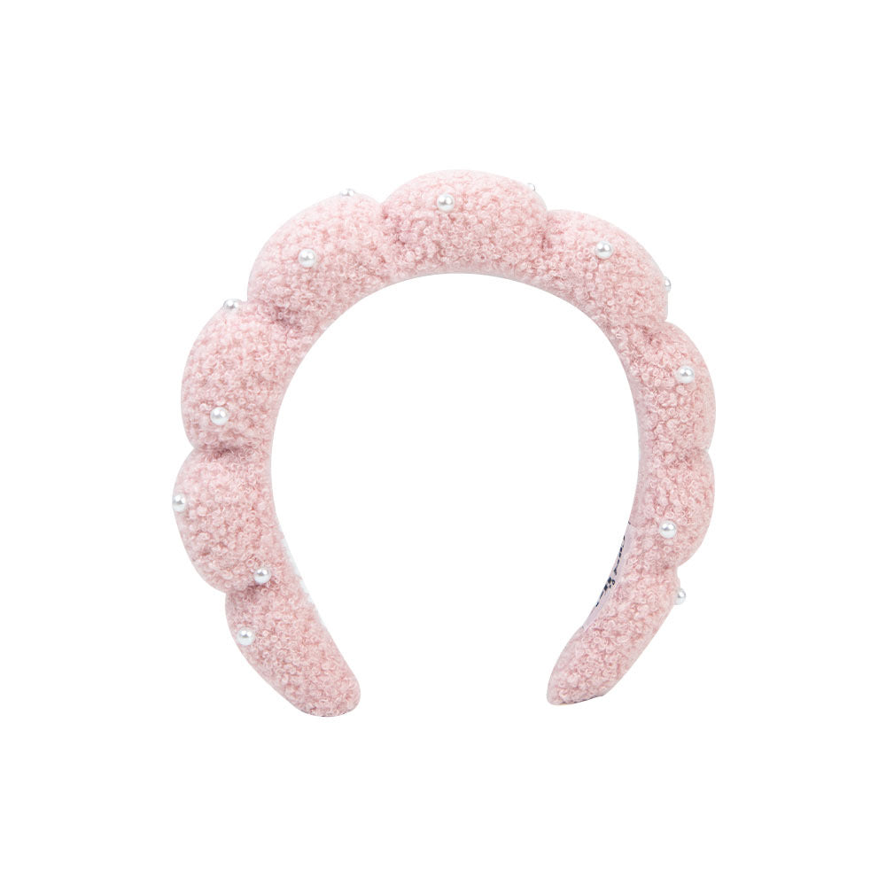 Teddy Pearl Cloud Headband | Luxury Skincare Headband