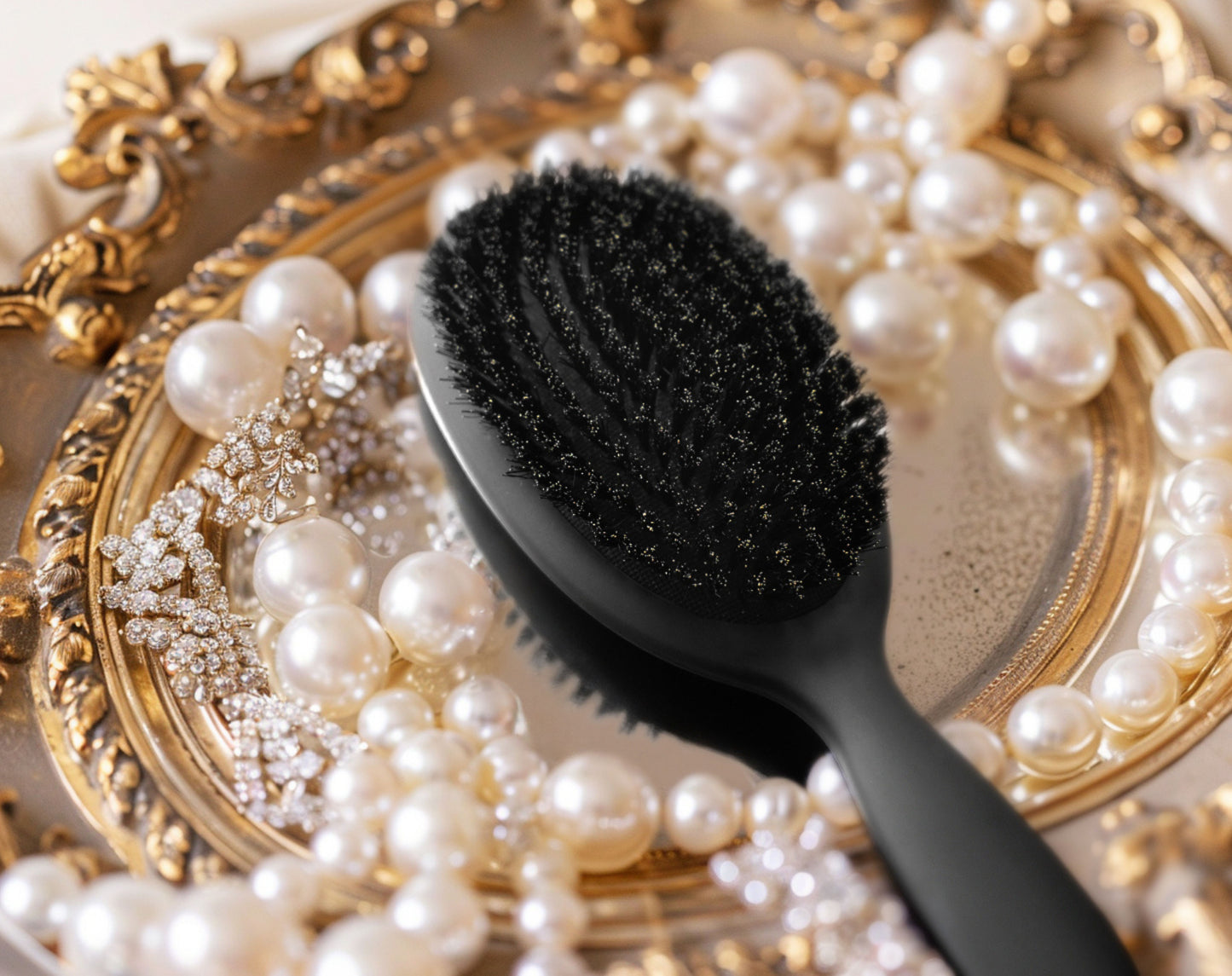 Smooth and Sleek Boar Bristle Brush