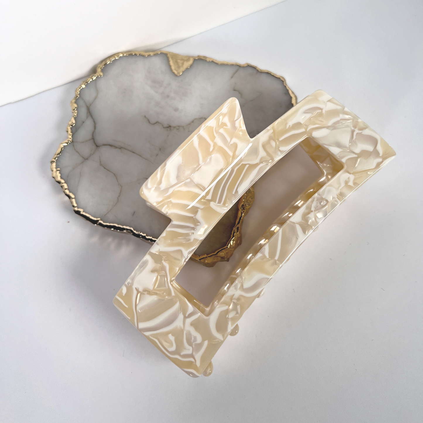 Curl Halo | Extra Large Jumbo Square Hair Claw Clips