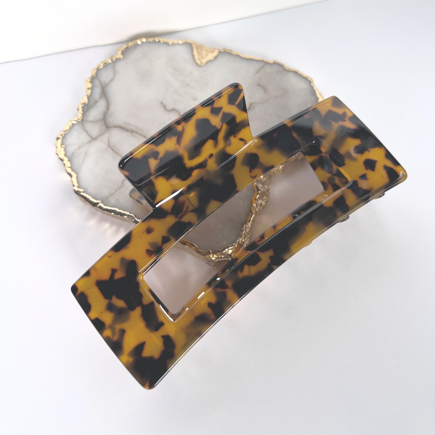 Curl Halo | Extra Large Jumbo Square Hair Claw Clips