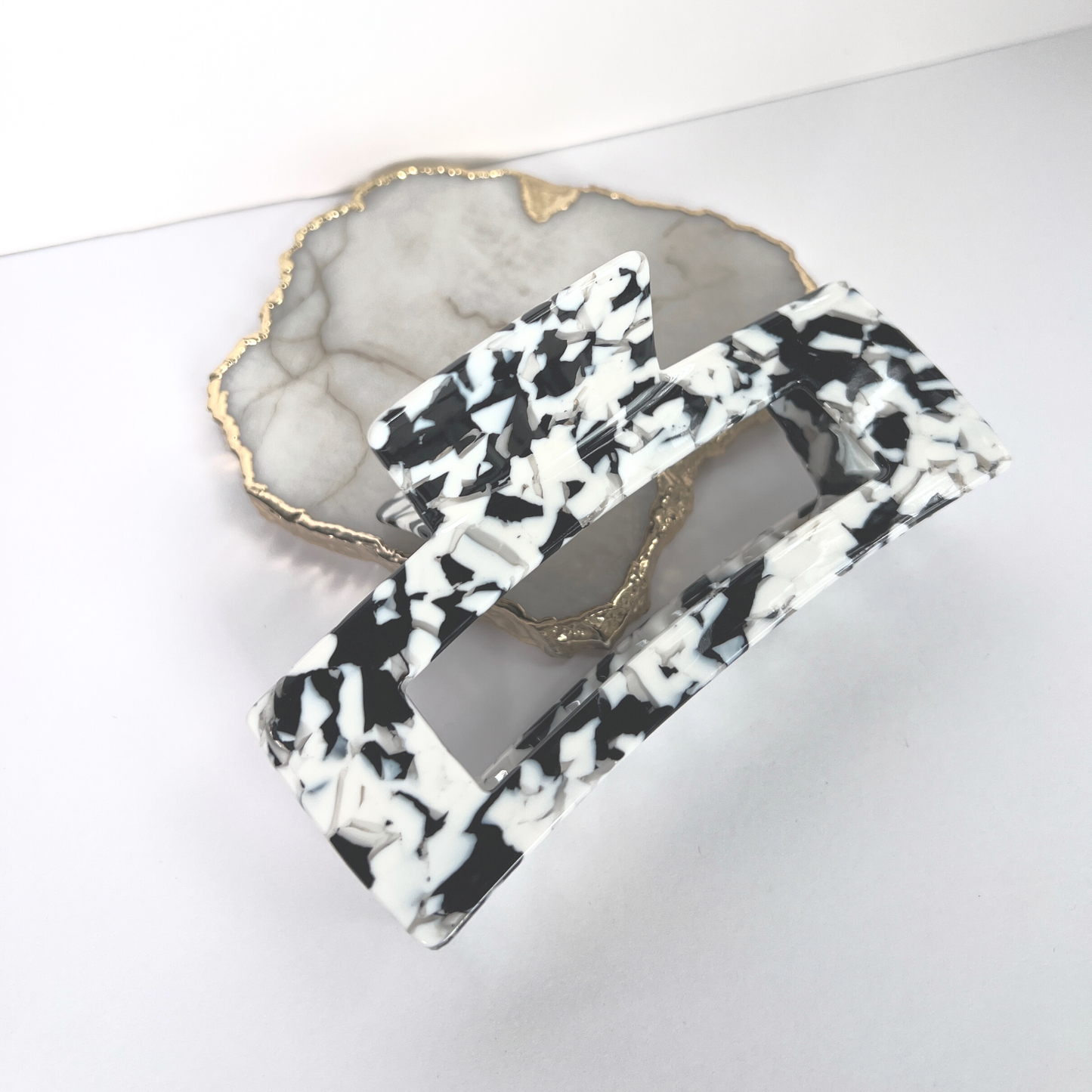 Curl Halo | Extra Large Jumbo Square Hair Claw Clips