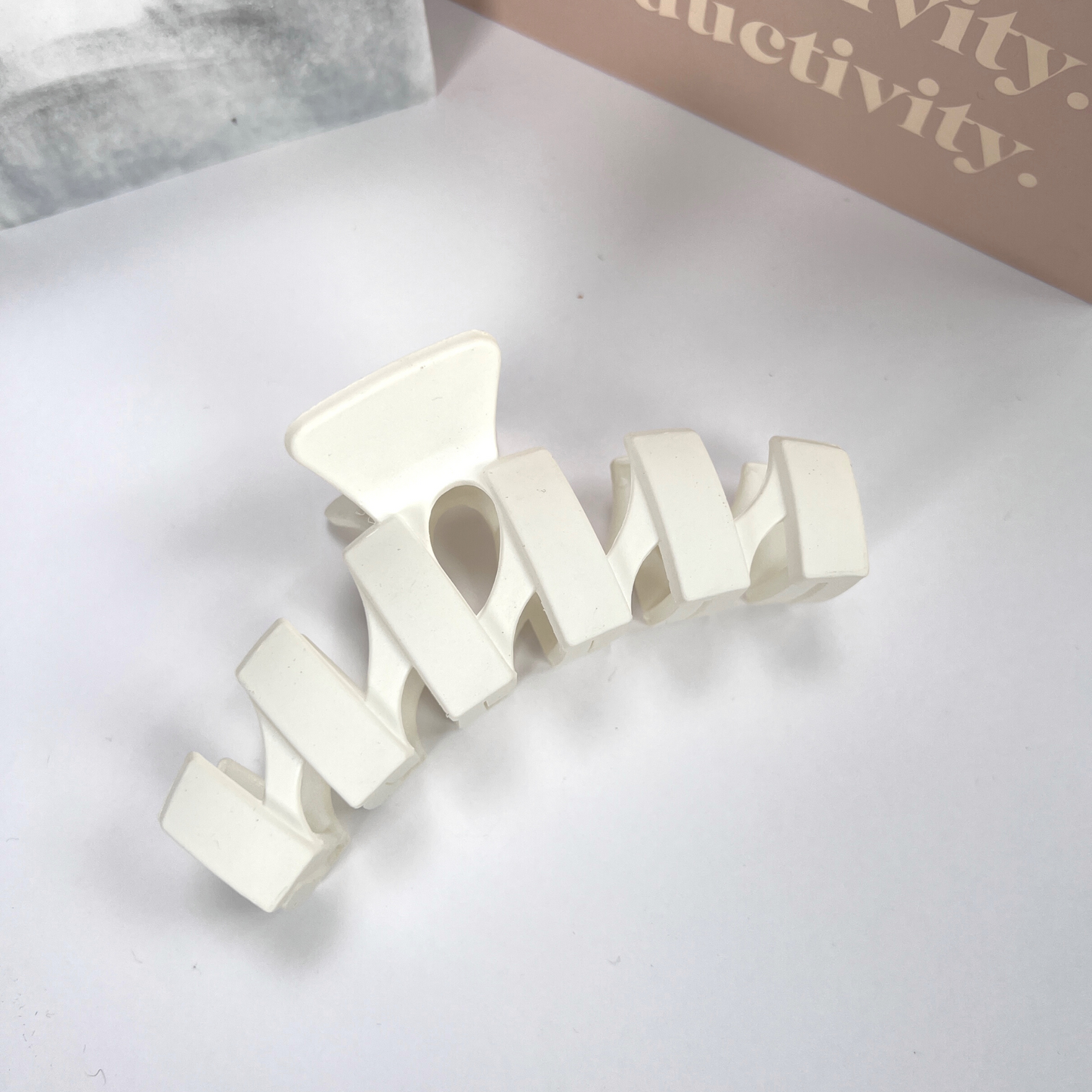Curl Halo | Zigzag Claw Clip