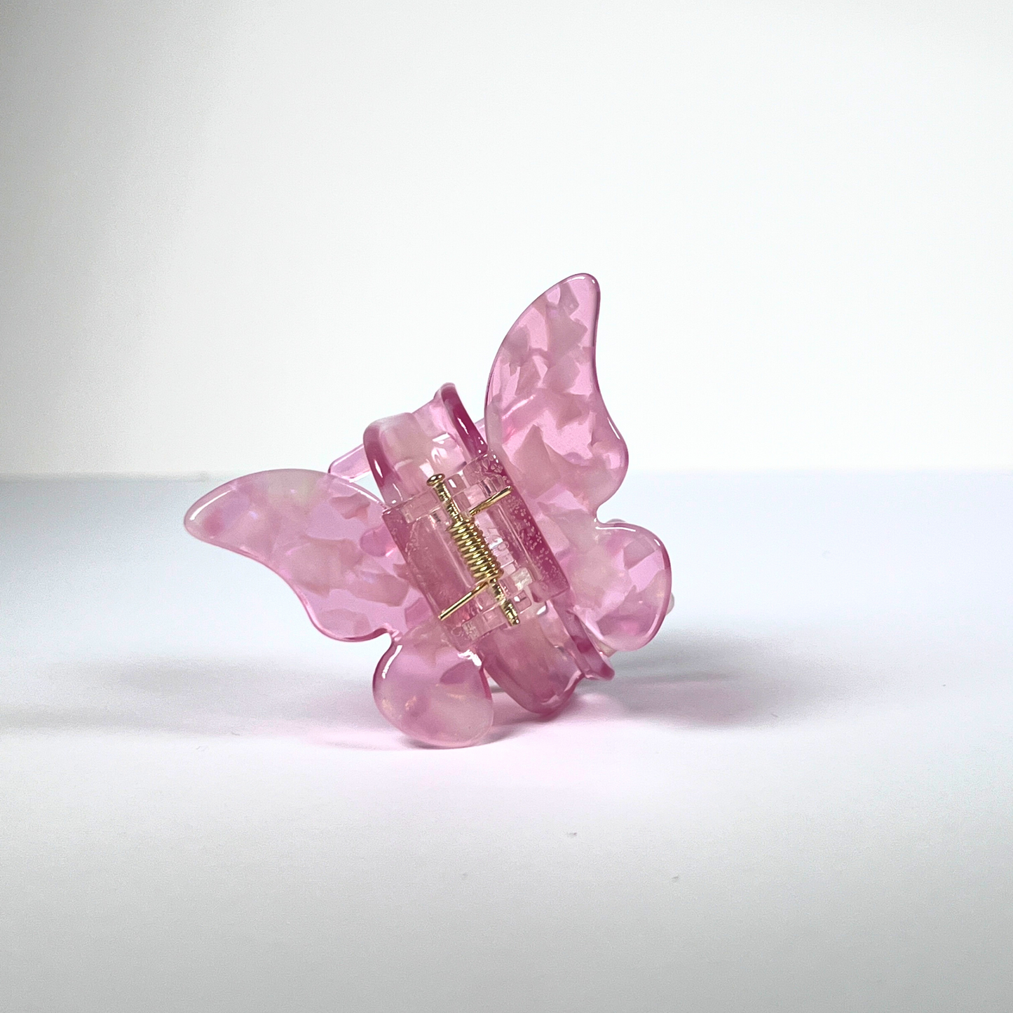 Multi-coloured Unique Marble Butterfly Claw Clip