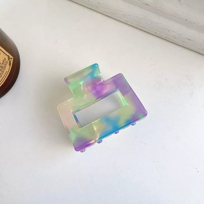 Curl Halo | Small but Mighty Square Hair Claw Clip