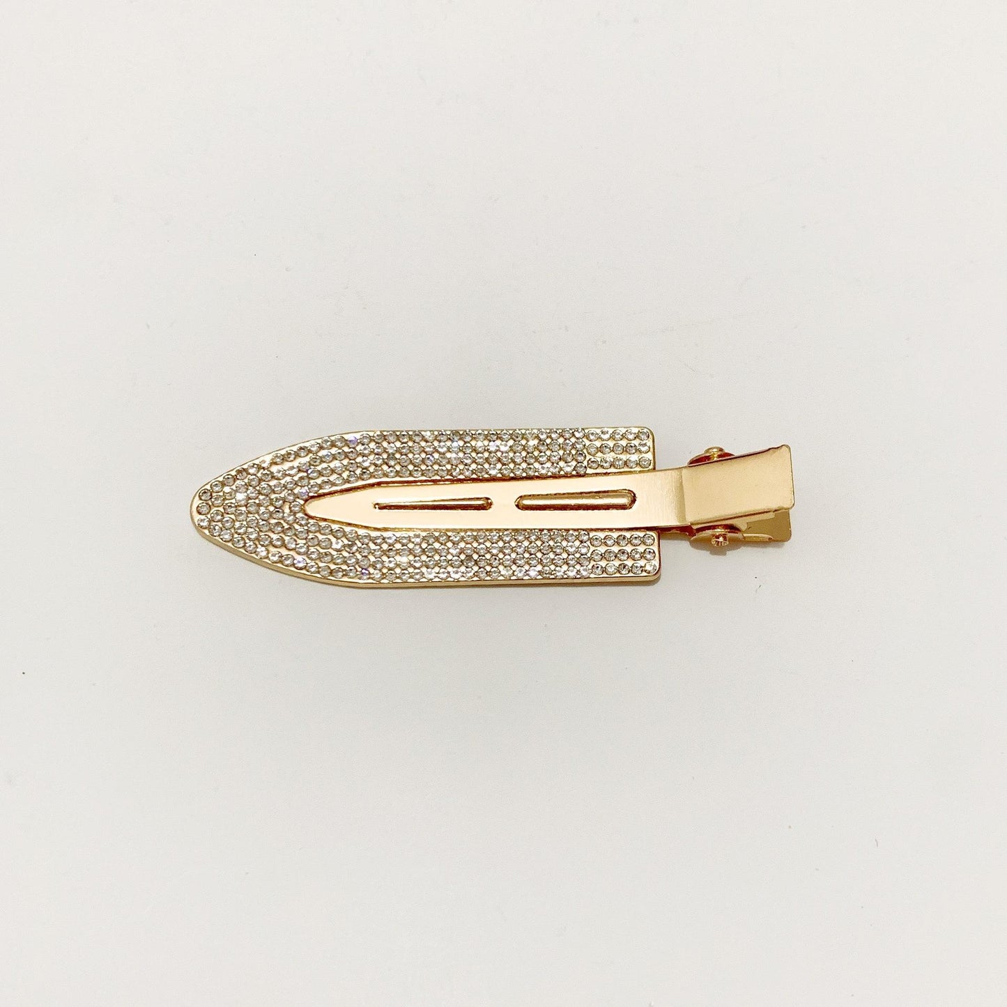 Curl Halo Rhinestone Creaseless Clips | No Crease No Slip Just Diamonds (Set of Two)
