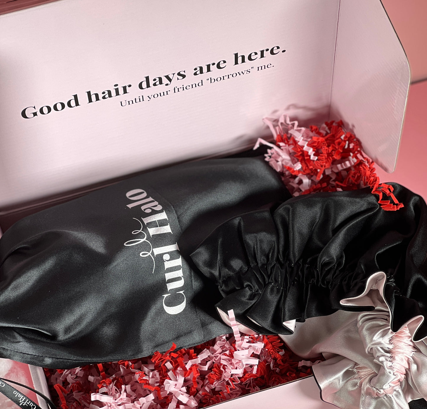 Curl Halo Heatless Curler and bonnet - Comfortable sleep set