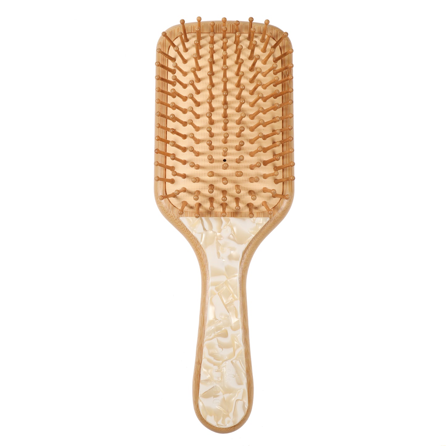 Eye of Protection Paddle Bamboo Brush in Ivory